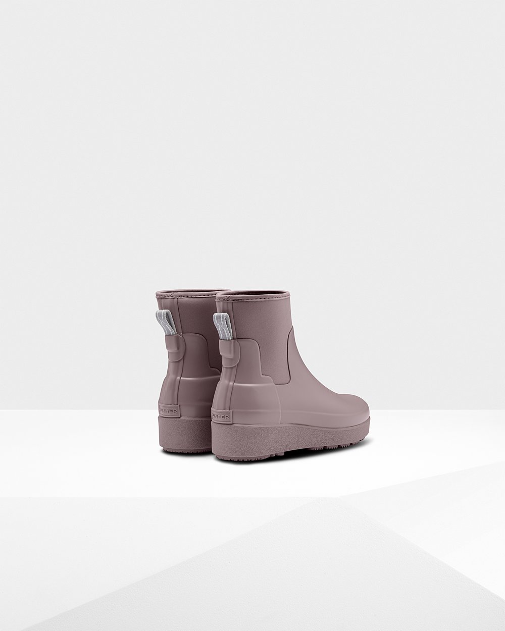 Botas Creeper Hunter Feminina Roxo - Refined Slim Fit Neoprene Chelsea - 17JIMNCGH
